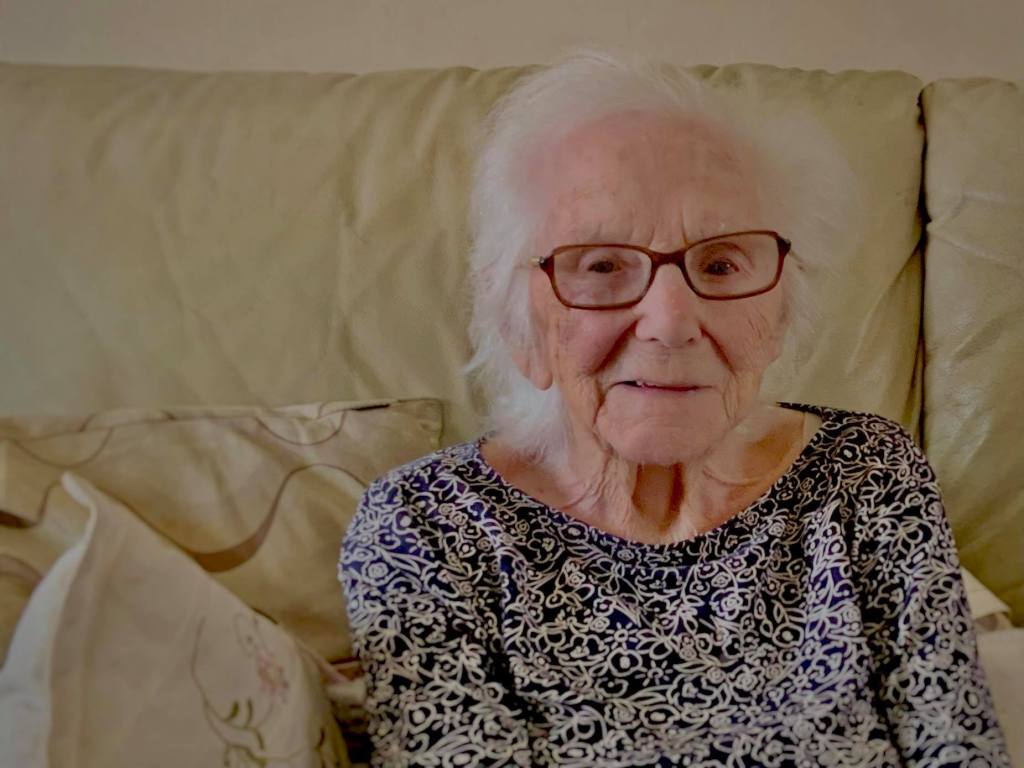 An image of Maureen Davis who is narrating the story. Maureen is smiling and looking at the camera.