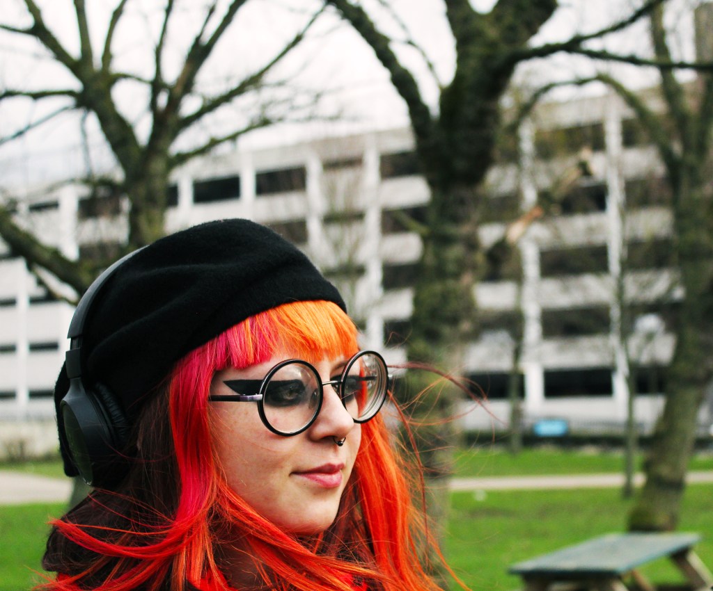 Edited photo of Sapphire outside 