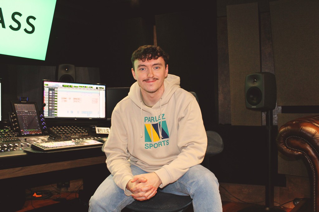 Edited photograph of Will Carr in his office