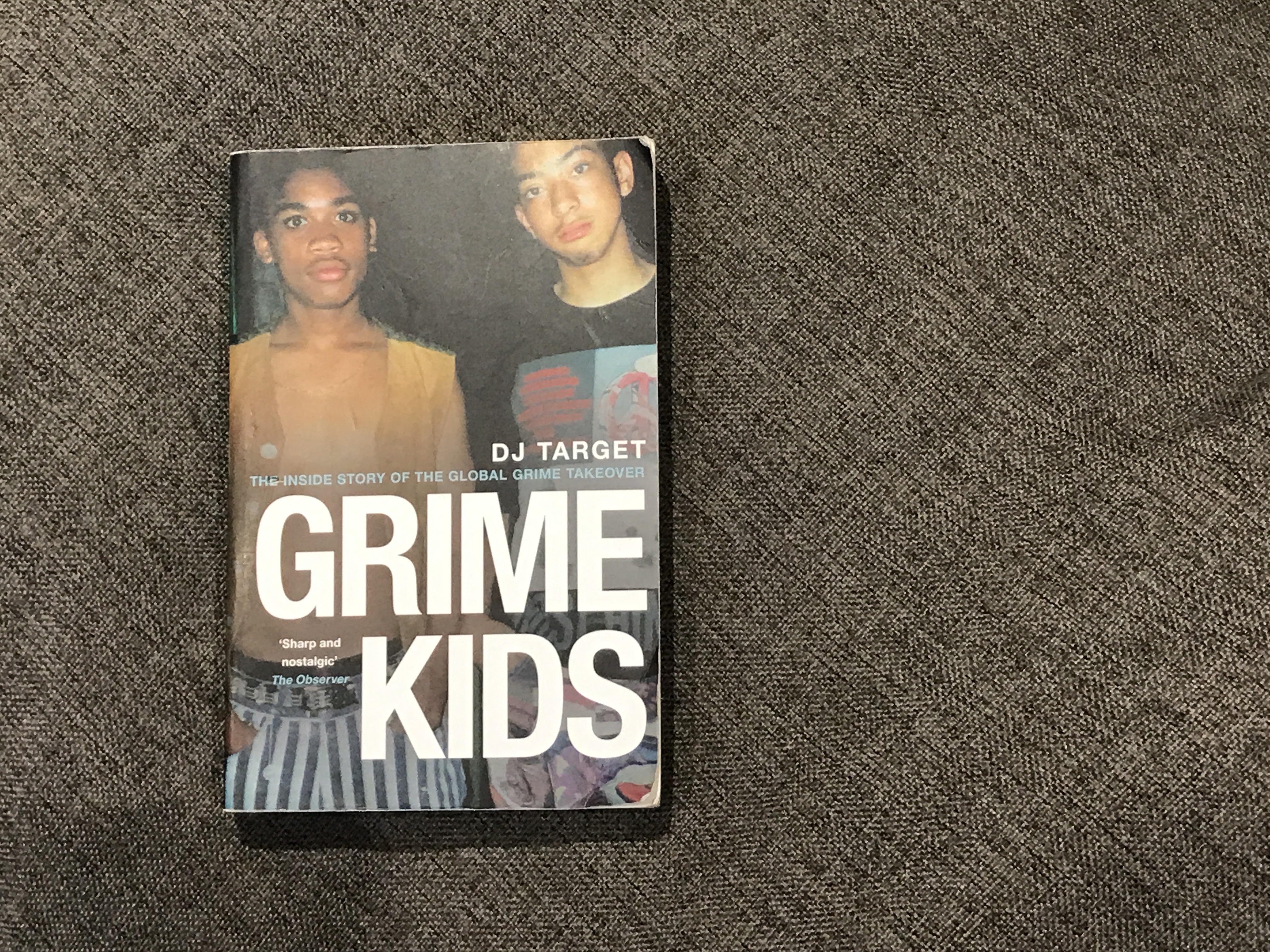 A book called 'Grime Kids' of DJ Target