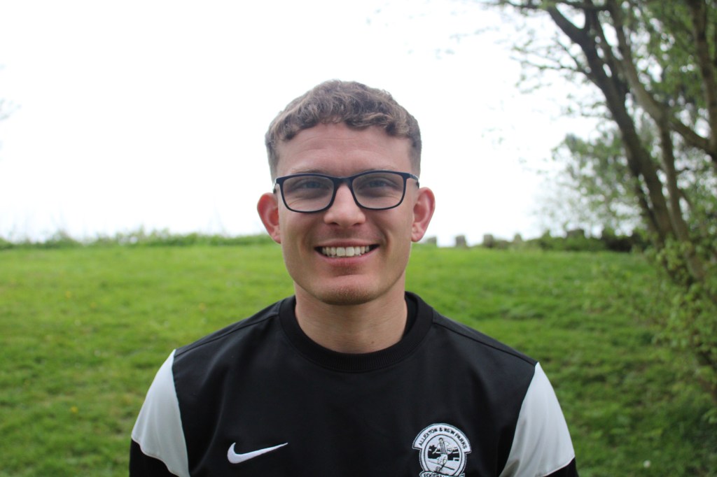 Kieran smiling before going on a run.